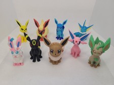 Eevee & All 8 Eeveelutions Complete Figure Set | 9 Pieces | 50mm | 2in Miniature picture