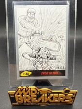 Mars Attacks The Revenge Silver Parallel #P-46 SPLIT IN TWO SINGLE /10 picture