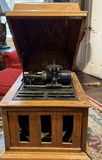 Antique Oak Edison Phonograph picture
