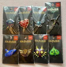 Nintendo Tokyo Zelda Pins Badge Brooch 8 Set Master Sword Ocarina Korok Japan picture