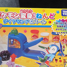 Takara Tomy Pokémon Clay Play Set Diamond & Pearl Pikachu Piplup Japanese picture
