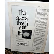 1973 Lamar Life Insurance Special Time In Your Life vintage print ad picture