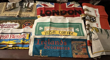 8 VTG Travel & Novelty Linen Kitchen, Tea Towels, Ireland, London, Australia picture