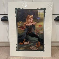 2026 Disney Parks Dylan Bonner Aurora Sleeping Beauty I Wonder Print 14x18