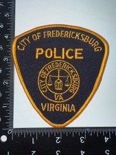 First Issue City of Fredericksburg Virginia VA Police Shoulder Patch Obsolete picture