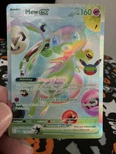  Pokemon TCG 30th Celebration: Mew ex (Futuristic Rare, 158/128)  picture