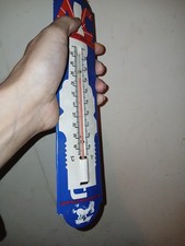 Rare Spark Plug Thermometer - AC Service Station Gas Oil Porcelain Metal Sign Ad picture