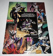 1994 SHADOWHAWK images of Shadow Hawk PROMO Uncut Jumbo Oversized CARD Sheet picture