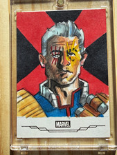 2026 Topps Marvel Sketch Cards Cable Sketch Hard Signed Auto Matt Stewart picture