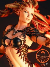 Fathom Kiani Lava Statue Aspen Signed Michael Turner Print w/ REPLACEMENT BASE picture