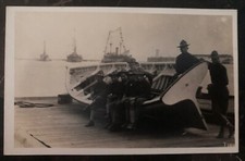Mint Veracruz Mexico USA Occupation RPPC Real Postcard Batallion Marines 1914 picture