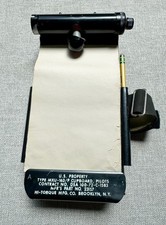 Vintage 1960s Lighted Pilot's Kneeboard Clipboard MXU-163/P U.S. Vietnam Era picture