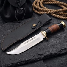 Custom Bowie Hunting Knife 12