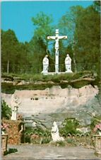Calvary Grotto Black Madonna Shrine & Grottos Vintage Postcard Spc10 picture