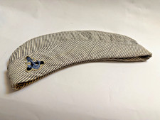WWII U.S. Navy WAVES Seersucker Hat – Contract No. 113 -  W/Name: K.M. Anderson picture