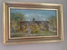 Medical College Of Wisconsin Picture Eglomise Designs Reverse Painted Glass. picture