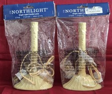 NORTHLIGHT - Set of 2, Electric Drip Candlestick Lamps. NEW picture