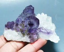 Natural Tanzanite Purple Fluorite Mineral Specimen China picture