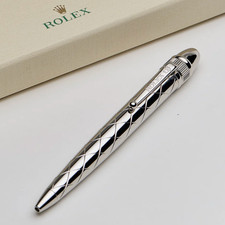 HOT Rolex Imperial Silver Signature Pen Finish Ballpoint Pen New Perfect Gift picture
