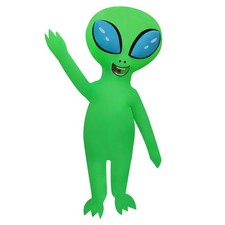 Feswear Adult Inflatable Alien Costume Blow Up Halloween Cosplay picture