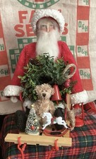 Handmade Santa Claus On A Sled picture