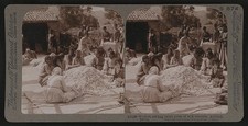Women sorting large piles of silk cocoons, Antioch, Syria [i.e., Turkey] picture