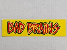 Vintage BAD BRAINS Sticker - Punk Band Washington DC picture
