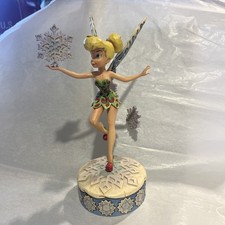 Enesco Disney Showcase Peter Pan Tinker Bell Winter Wonderland Figurine, 7-9.9in picture