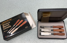 Veritas Miniature CHISEL SET NOS New in original box 3 piece 1/8