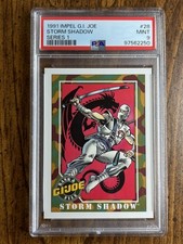 Storm Shadow • 1991 GI Joe Impel Series 1 #28 PSA 9 • Rank & File 🐍🥋 picture