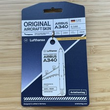 AVIATIONTAG | LUFTHANSA AIRBUS A340-600 D-AIHE | MSN 540 WHITE TAG picture