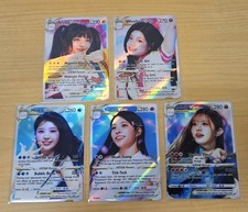 Illit Iroha Wonhee Moka Yunah Minju Custom Pokemon Card Kpop Photocards picture