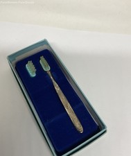 Vintage Web Sterling Silver Baby Toothbrush picture