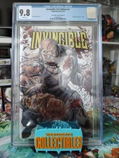Invincible 1 CGC 9.8 Kirkham Battle Damage Conquest Foil SDCC 2026 LTD 1500 picture