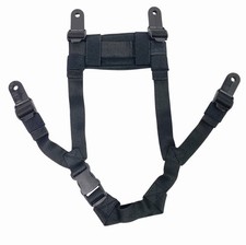 Black MICH ACH TC2001 Helmet 4-Point Retention Chin Strap H Harness ARMY MSA CGF picture
