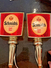 Vintage Schmidt’s Philadelphia Light Beer Wall Sconce Pair KCS Works 14” picture