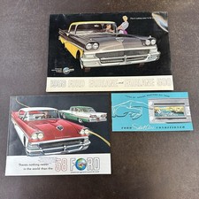 1958 Ford Fairlane Dealer Brochure Lot Poster Advertisement picture