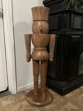 My Texas House Wood Nutcracker Christmas Decoration, Brown, 3 feet picture
