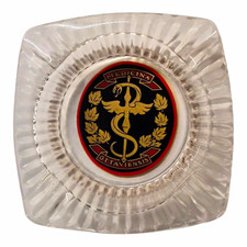 Vintage University Ottawa Medicine Glass Ashtray Medicina Ottaviensis Medical picture