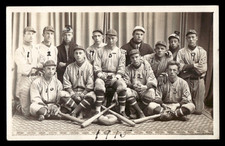 c1910s RPPC Baseball Team Photo Postcard Randolph NY Identified Players Youth picture