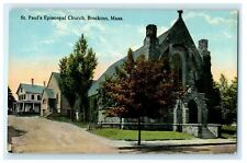 St. Paul Episcopal Church Brockton Massachusetts MA Unposted Postcard picture