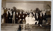 SENIOR ACADEMY CLASS PLAY springfield oh c1910 postcard ohio real photo rppc picture