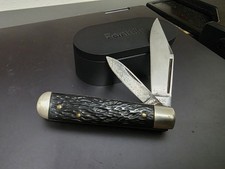 Vintage Case XX Knife 1940-1964 small Coke Bottle 25 1/2 Rough Black excellent picture