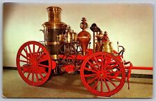 Horse Drawn Fire Engine Museum Drake Well Park Titusville Pennsylvania Postcard picture