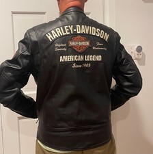 Harley-Davidson American Legend Genuine Leather Motorcycle Jacket – Men's Large picture