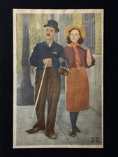 1937 Charlie Chaplin - Allers Familj-Journals Starnparaden - Film / Movie Star picture