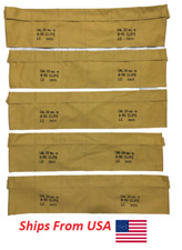 (Pack of 5) WWII Army Cotton Cloth Bandolier Khakhi for M1 Garand Cover picture