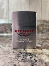 Vintage 1978 Zippo Lighter | Reliable Spring 50th Anniversary | Unstruck Unfired picture
