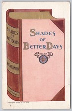 1909 Shades of Better Days Book Vintage Postcard by F.H. Alt picture