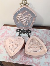 Vintage West Bend Trio of Copper Molds picture